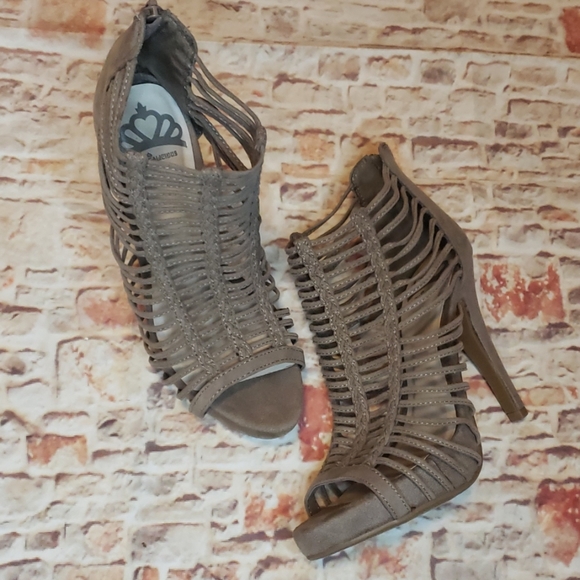 Fergalicious Shoes - Sexy Cage Heels 7.5